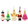 Santa Button Ornament Kits Handmade Button Snowman Craft Kit Christmas Tree Pendant Ornament for 2025 Xmas Navidad Party