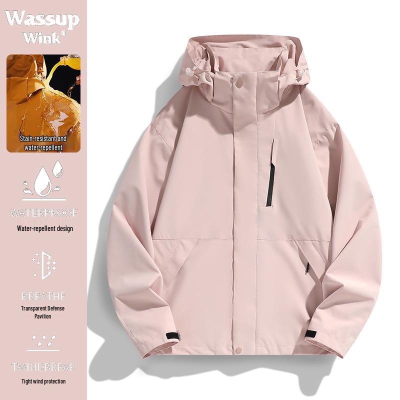 

Mountain System 3-in-1 Windproof Detachable Jacket for Men & Women - New 2024 Autumn/Winter Outdoor Mountaineering Suit, Small Size 4XL