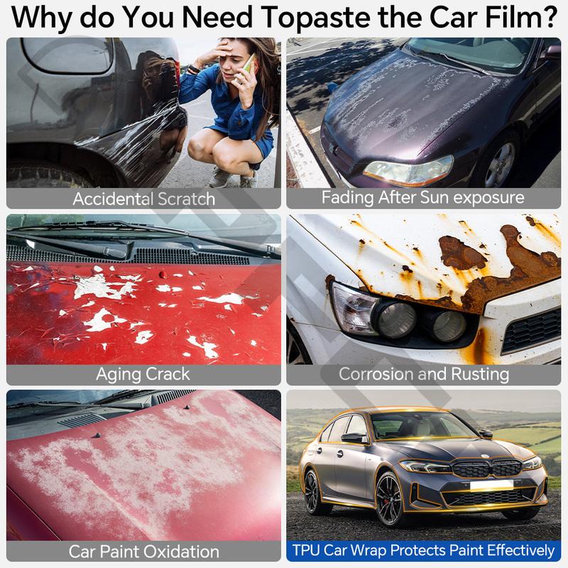 Pre-cut Paint Protection Film For BMW 3 Series G20 M Sport - PPF TPU Transparent Headlight Rearview Film Body Sticker