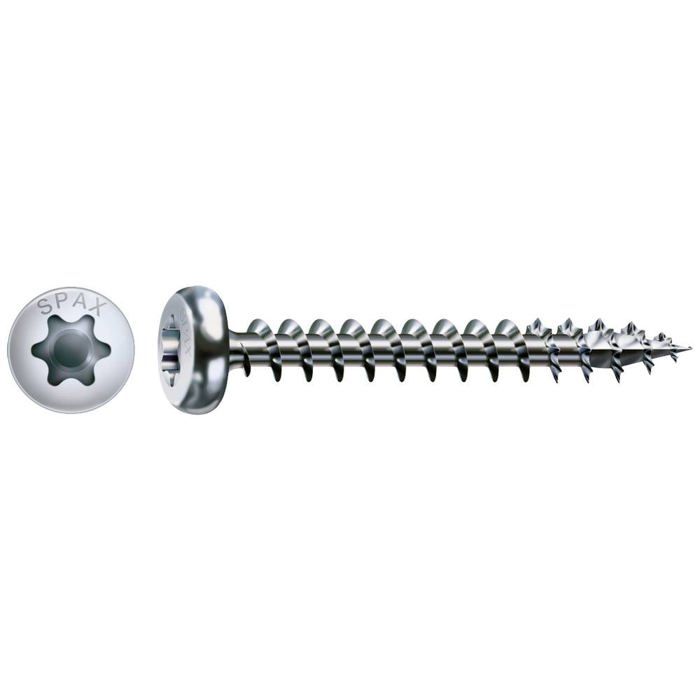 SPAX 0201010450355 Vis à bois 4.5 mm 35 mm T-STAR plus acier WIROX 500 pc(s)