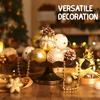 wemitas Christmas Tree 36 6cm x White and Large Nordic 8 14 Pieces Ornaments, Balls, 3cm, Gold, Capacity, Style, Wooden, Varieties,