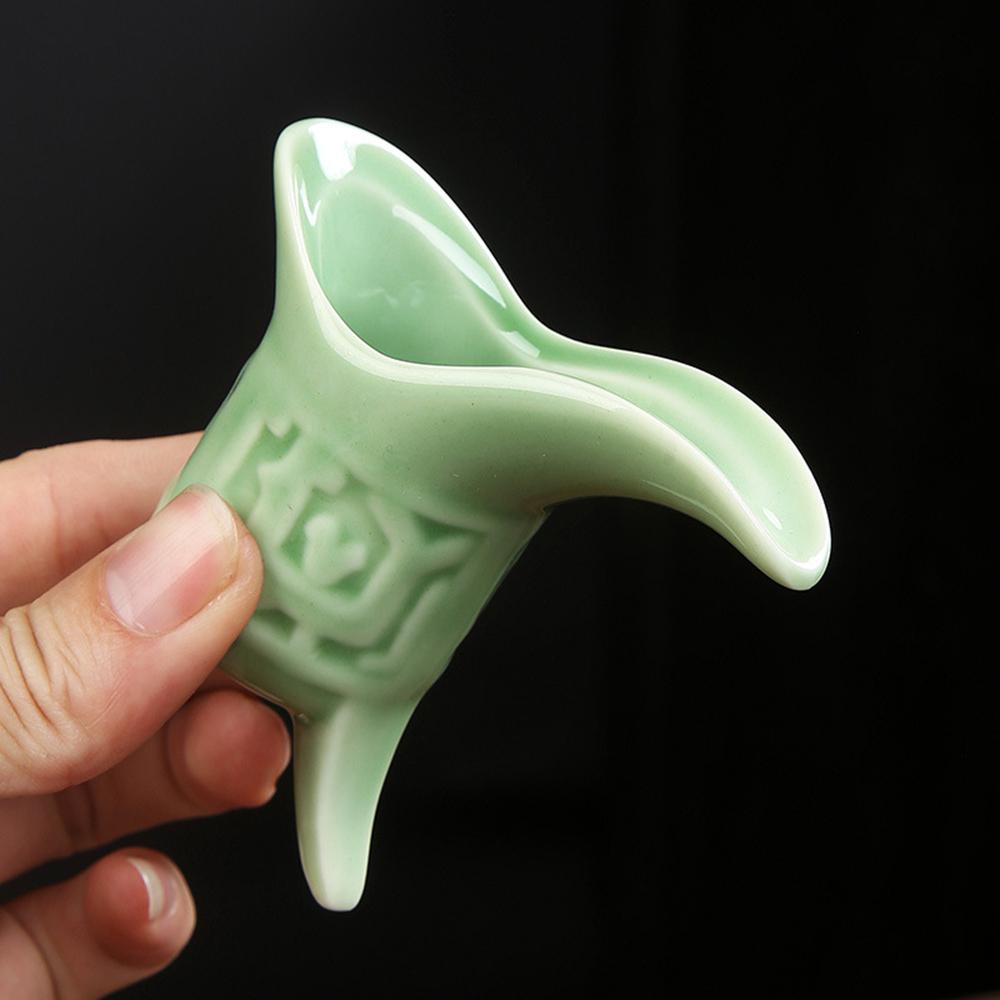 6pcs/set, Antique Ceramic Imperial Wine Cup, Chinese Style Liquor Glass, Gift Box Packaging Celadon Wine Cup, Ceramic Wine Set