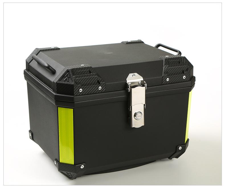 Universal Detachable Motorcycle Tail Box - Large Capacity, Waterproof Rear Trunk for Bikes