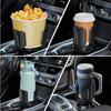 2 Pack Car Cup Holder Expander Adapter (Adjustable) This Hill All Purpose Cup Holder Expander For Car With Rubber Fits Less Than 5.51" Large Bottles