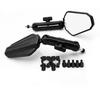 Universal 8MM 10MM Motorcycle Rear View Side Mirrors Foldable Rearview Handlebar Side Mirror Angle Adjustable