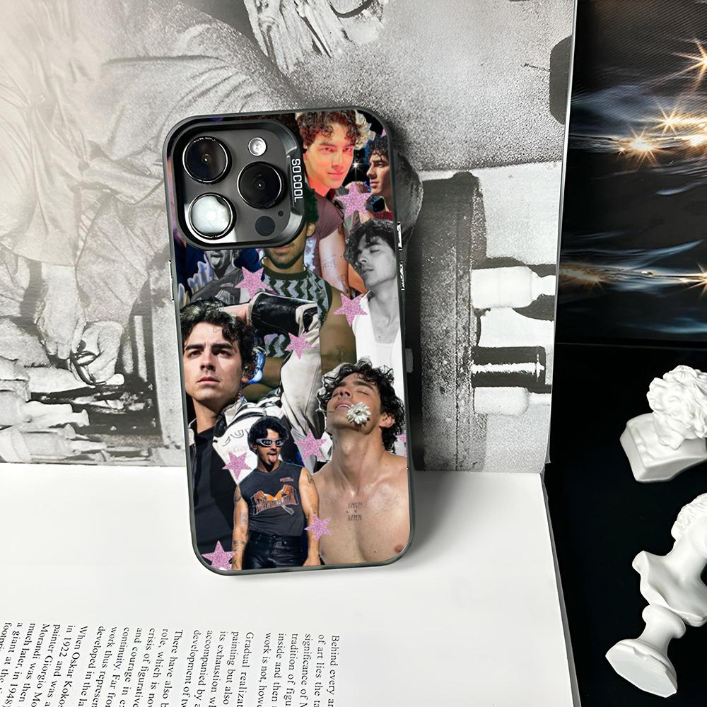 Singer Jonas B-Brothers Phone Case Matte Colored Silver For IPhone 16 17 15 14 13 12 11 Pro Max Plus XS X Shockproof Hard Cover