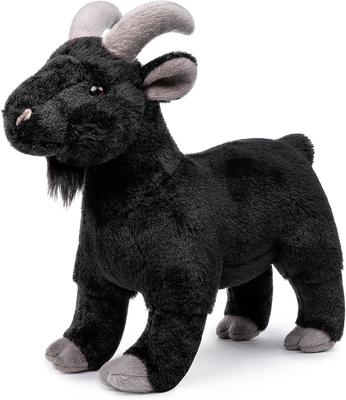 ZHONGXIN MADE Goat Plush 30cm Realistic and Cute Black Goat Stuffed Super Perfect Gift for Animal Unique Body Birthday Gift Toy, Approx. - Animal,