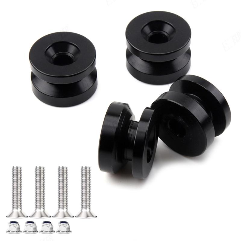 Motorcycle Quick Release Buckle Base Plate Plastic Pad Cushion Bases for Easy Installation & Removal of Side Boxes