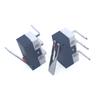 10Pcs Small Limit Right Bend Microswitch Switch With Scroll Wheel Microswitch 3Pin Curved Foot Arc Handle Micro Mouse Switch