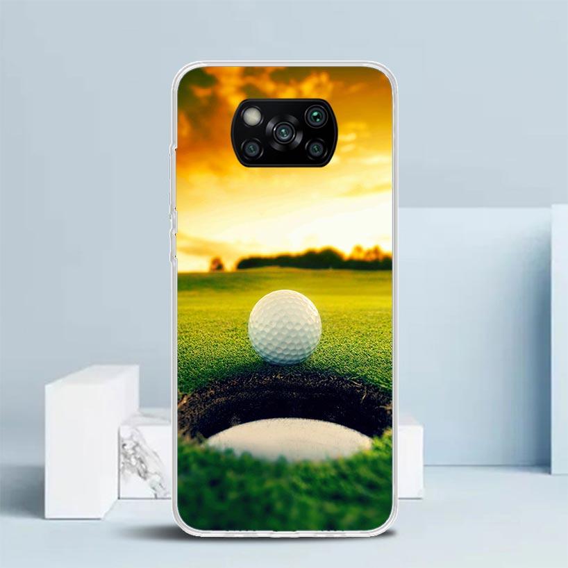 

Modern Golf Sports Soft Cover for Xiaomi Poco F7 Ultra X7 X6 X5 Pro M7 Phone Case Redmi 15 15C 13 13C 12 12C 10 10C Print Shell Xiaomi Poco X6