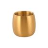 1PC Stainless Steel Water Cup Children's Anti-drop Drinking Water Leisure Restaurant Double-layer Anti-scalding Tea Cup