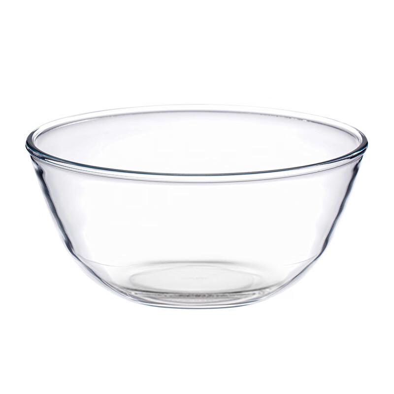 Heat-Resistant Transparent Glass Salad Bowl Set