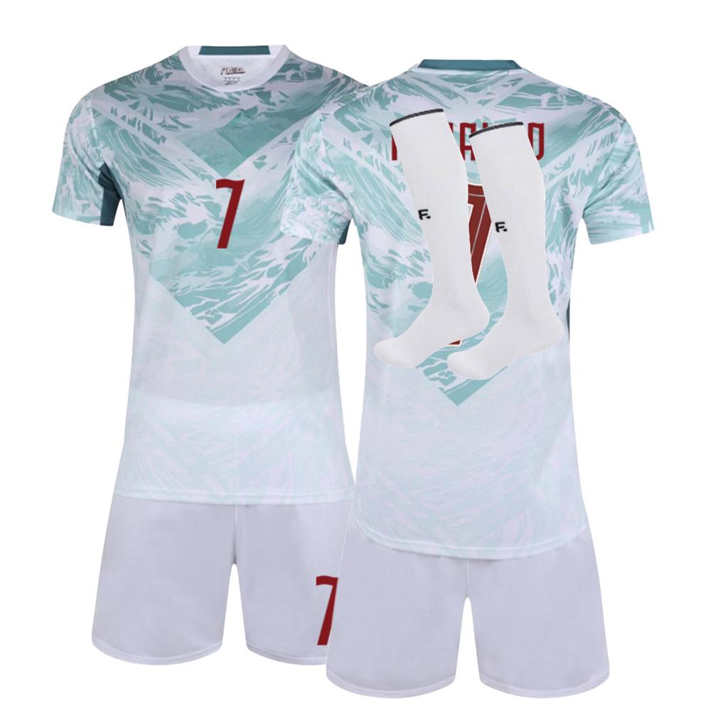 2526 Away Jerseys Sports Team Uniform Set Football Training Suit Set