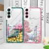 Japanese Anime Scenery Landscape Phone Cases for Samsung Galaxy S22 S23 S24 S25 Ultra S21 Plus FE Transparent Soft Covers Fundas