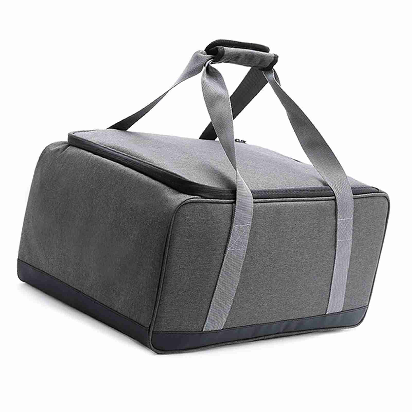 Bolsa para utensilios de cocina para acampar, bolsa para utensilios de cocina, contenedor de almacenamiento para estufas de exterior, bolsa de mano para cocinar L gray