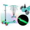 Ricokids Glow Three-Wheeled Balance Scooter For Children, Glowing In The Dark - Turquoise