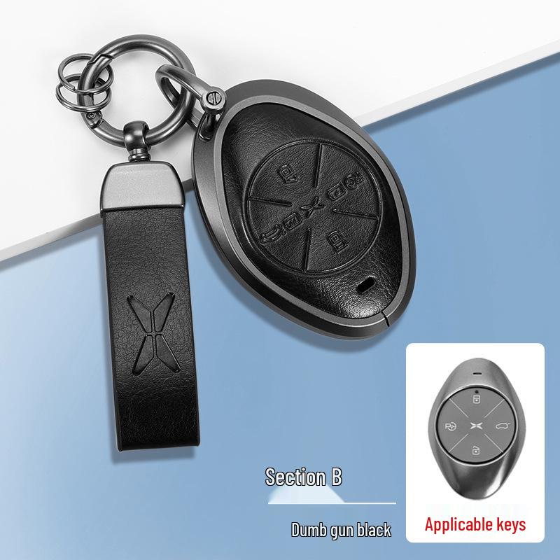 Compatible with XPeng P7i, G6, G9, P5, G3i Key Case - Premium Protective Shell with Buckle.