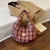 Womens Plaid Hobo Bag Casual Shoulder Handbag Large Tote Purse for Travel