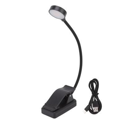 USB Rechargeable Book Light LED Desk Lamp Clip On Reading Book Light for University Dormitory