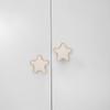 2 Stück sternförmige Schrankgriffe Nordic Minimalist Zinklegierung Schubladengriffe für Küche Badezimmer Wohnzimmer Schlafzimmer Kleiderschrank