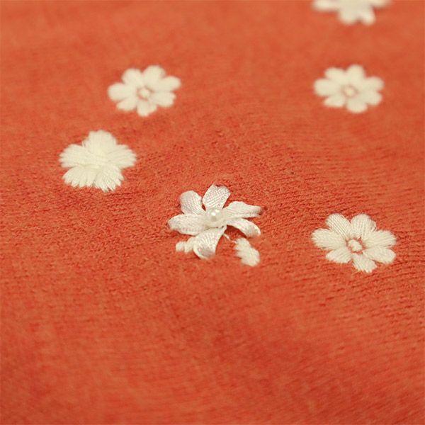 TOCCA Floral Long Sleeve Knit Cardigan M Pink X White Women Used