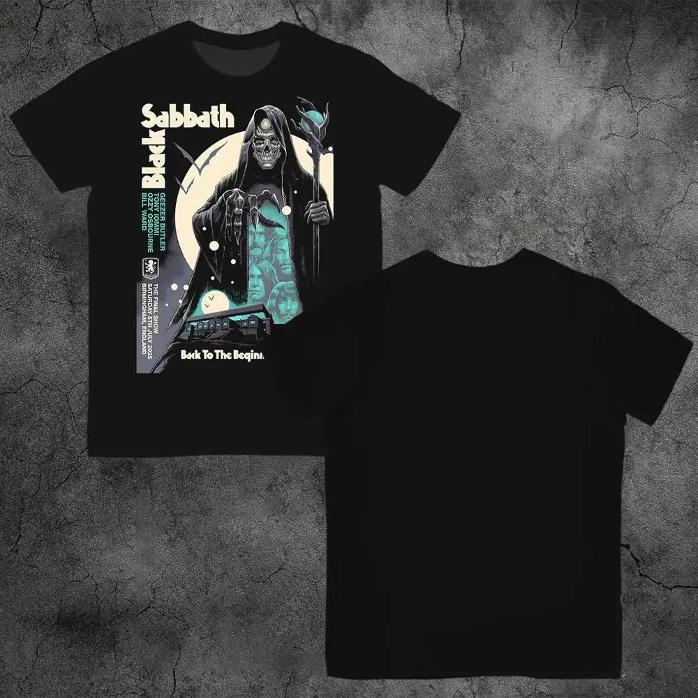 2026 New Style Black Sabbath Jersey Ozzy Osbourne Back To The Beginning Heavy Metal Rock Mans TShirt Cotton Tshirt  Summer Y2k
