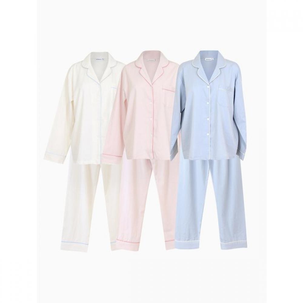Lunaluz Women S Long Sleeve pajamaS Collar Jeanne  3c 