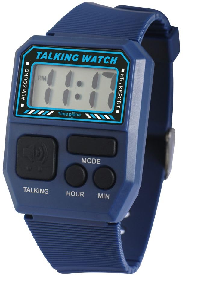 

[Часы] Наручные говорящие часы Voice Clock TPW101T-NV Blue