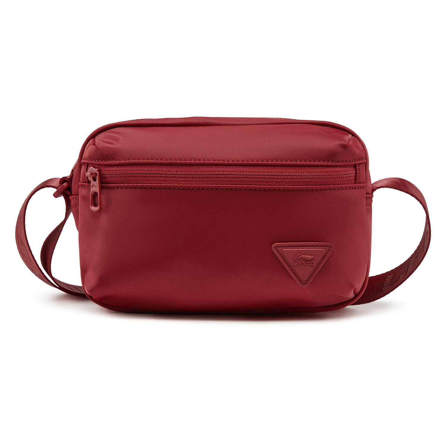 Li Ning Sports Life Collection Polyamide Crossbody Bags Unisex Ruyi Red ABDW233-5