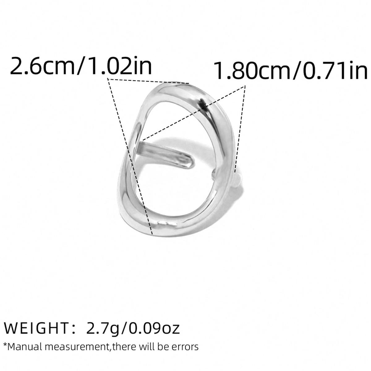 

Women s Western Jewelry Ring Set Round Openwork Fashion High Jewelry Adjustable Holiday Gift Vacation 18 Gold Plated jewelry resizable