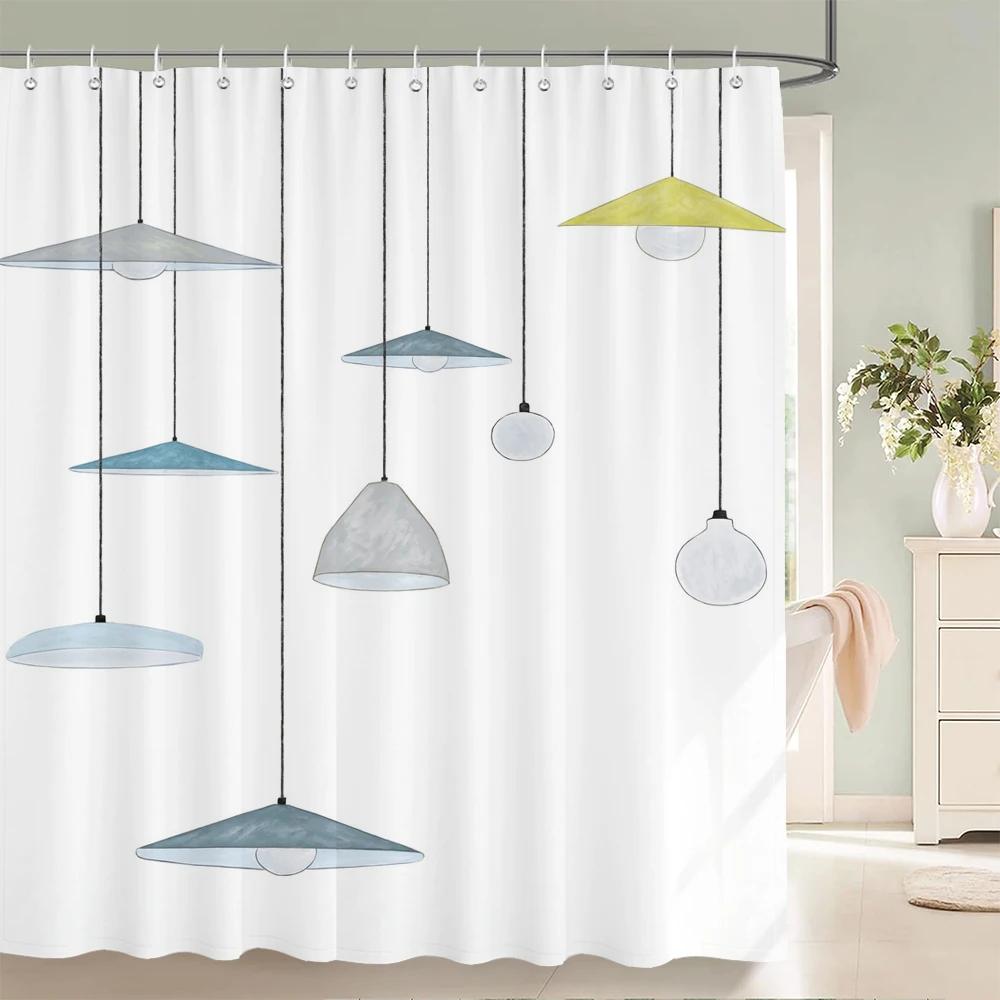 Skandynawski minimalistyczny styl Drukowana zasłona prysznicowa z haczykiem Zasłona łazienkowa Zasłona dekoracyjna do domu Zasłony prysznicowe 3D 180X180cm
