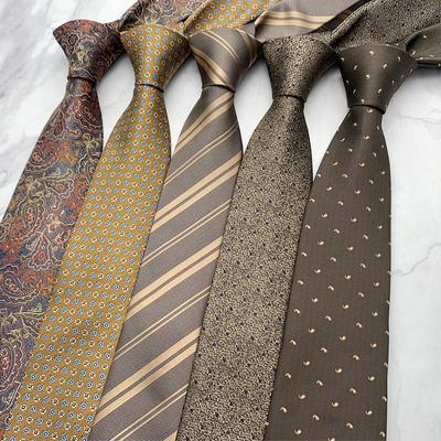 Cravatte da Uomo, Abito a Motivo Retrò, Accessori Business Casual, Fonte Preferita