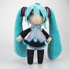 20-29cm Hatsune Miku Kawaii Q Verze Fufu Figurka Plyšová Panenka Anime Periferie Plyšák Sběratelský Model Ozdoba Hračky Dárky