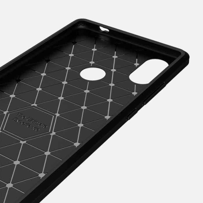 Coque TPU - Xiaomi - Mi 8 SE - Antichoc - Fibre de Carbone - Texture Brossée