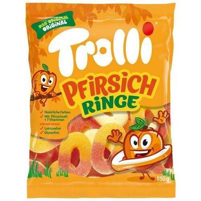 Geleuri Trolli Inele de Piersici 150 g