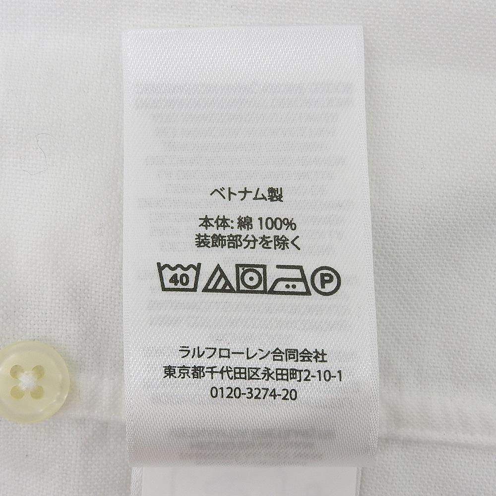 POLO RALPH LAUREN THE BIG SHIRT Button-Down Oxford Shirt, Men's, White, Size M tops M whiteUsed