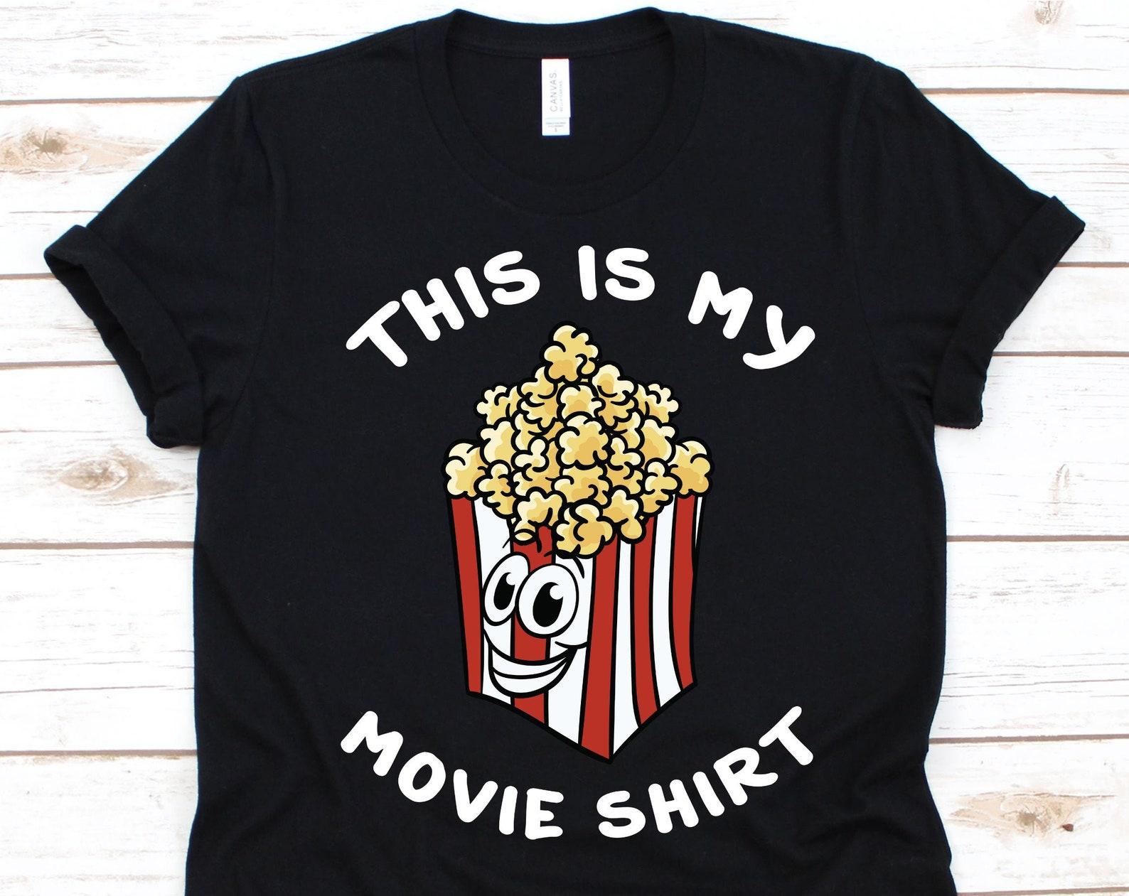 This Is My Movie Shirt, Movies, Vintage Movie, Popcorn Lover, Popcorn Party, Popcorn Birthday, Movie Lover Shirt 3XL