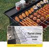 Stainless Steel Folding Portable Charcoal BBQ Grill and Utensils