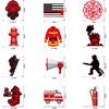 Firefighter Party Decorations Firetruck Party Decoration Fireman Party Decor Supplies Hanging Swirls Party Streamers 24pcs Kids Baby Shower Fire