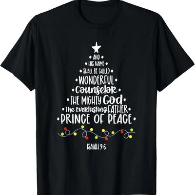 His Name Shall Be Jesus Christmas Religious Holiday T-Shirt