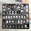 42pcs Sewing Machine Presser Foot Set Includes Stitch Guide, Zipper, Quilting & Embroidery Feet