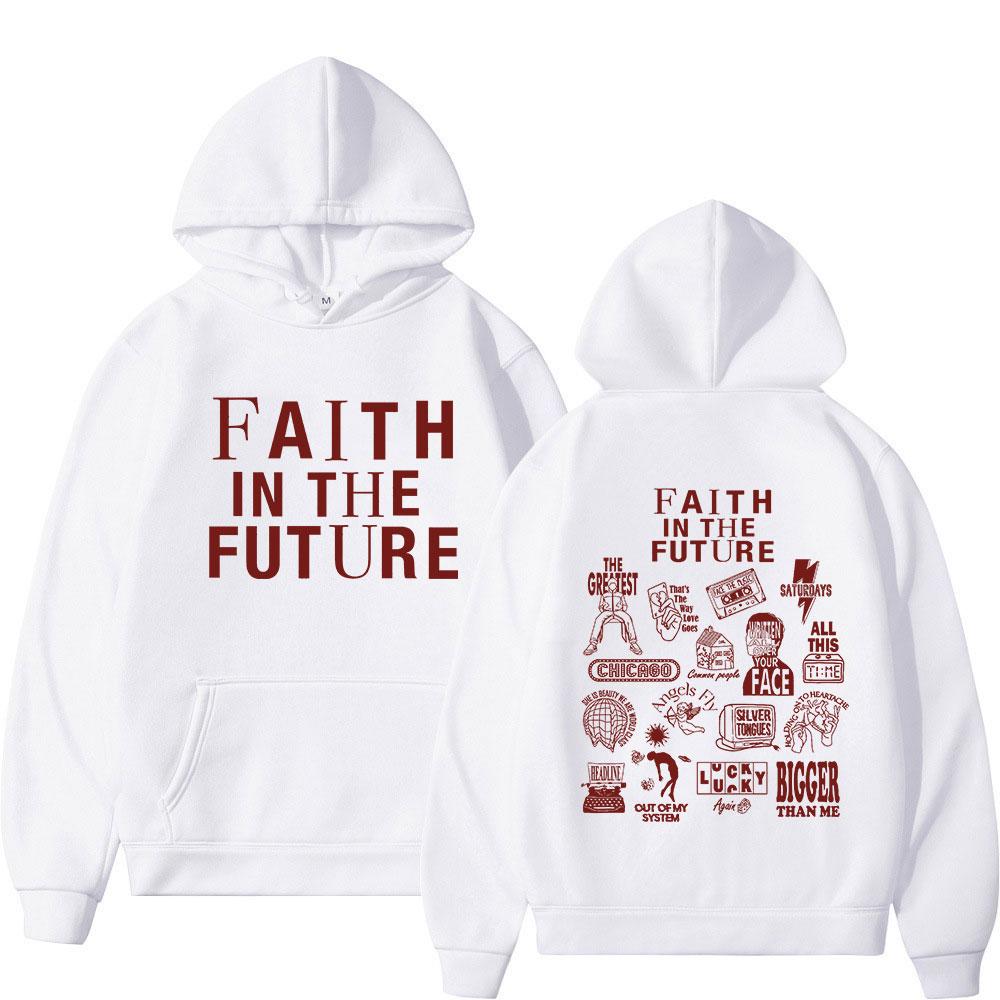 Faith in The Future 2024 Tour Concert Hoodie Men Fashion Vintage Hooded Sweatshirts Harajuku Aesthetic Oversized Hoodies Unisex