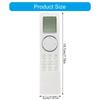 Ergonomic Air Conditioning Remote Controller For YBE1F Durability ABS Construction Long Ranges