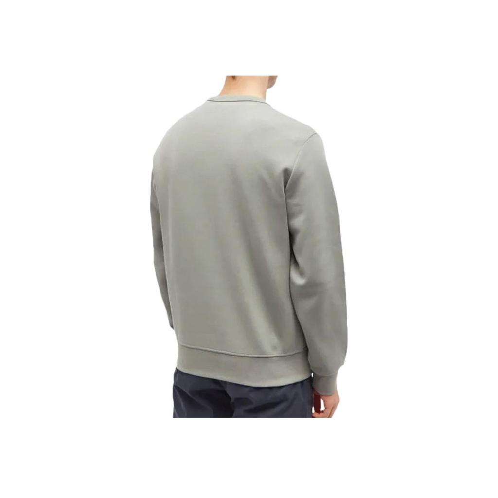Polo Ralph Lauren FW23 Solid Color Embroidered Logo Casual Long Sleeve Sweatshirt Men sweatshirt Gray 710916650-001