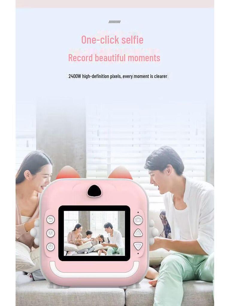Q5 Imprimantă Mini Polaroid Cross-Border & Cameră Digitală pentru Copii - Imprimare Foto de Înaltă Definiție.