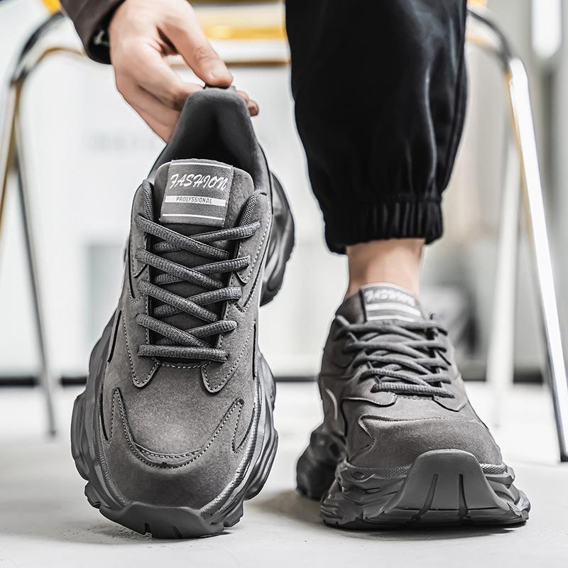 New autumn and winter sports shoes student casual shoes running sports shoes platform little white dad shoes