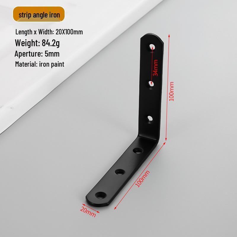 

Кутник з нержавіючої сталі 90° L-подібний надміцний для полиць Without Screws