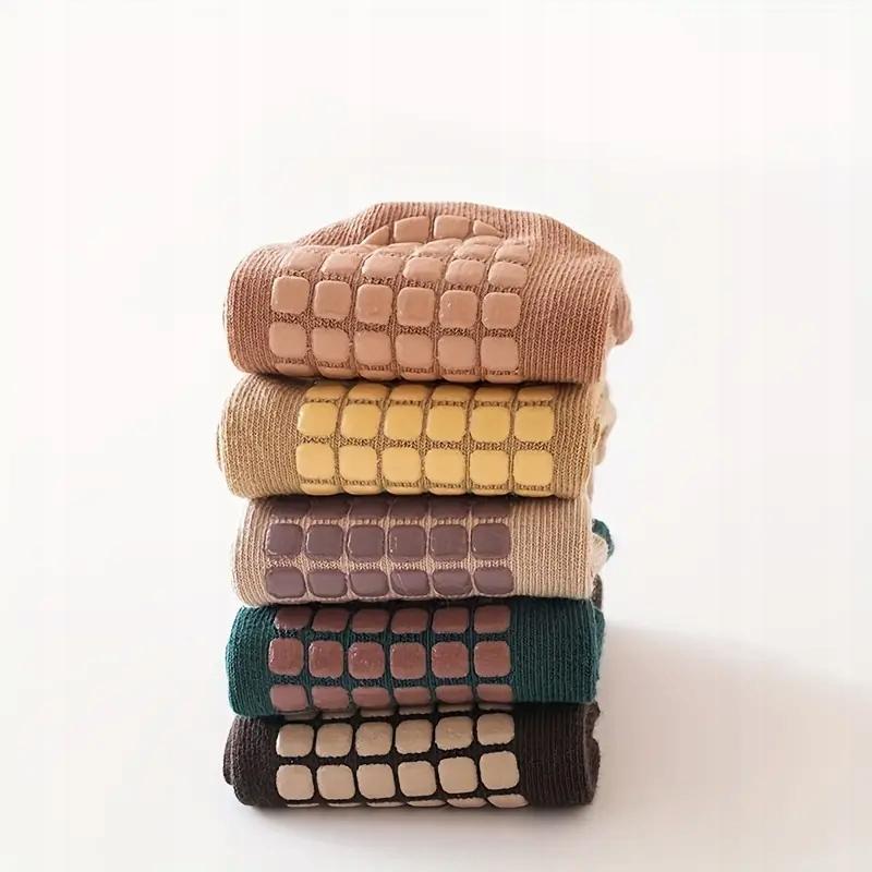 SKARPETKI DZIECIĘCE ABS NIEMOWLĘCE ANTYPOŚLIZGOWE 5 PAR BAWEŁNA 1-3 lata