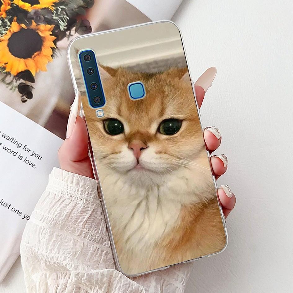 For Samsung Galaxy A7 A9 2018 Case New Fashion Flower Marble Soft Silicone Clear Phone Cover For Samsung A9 2018 SM-A920F Bumper