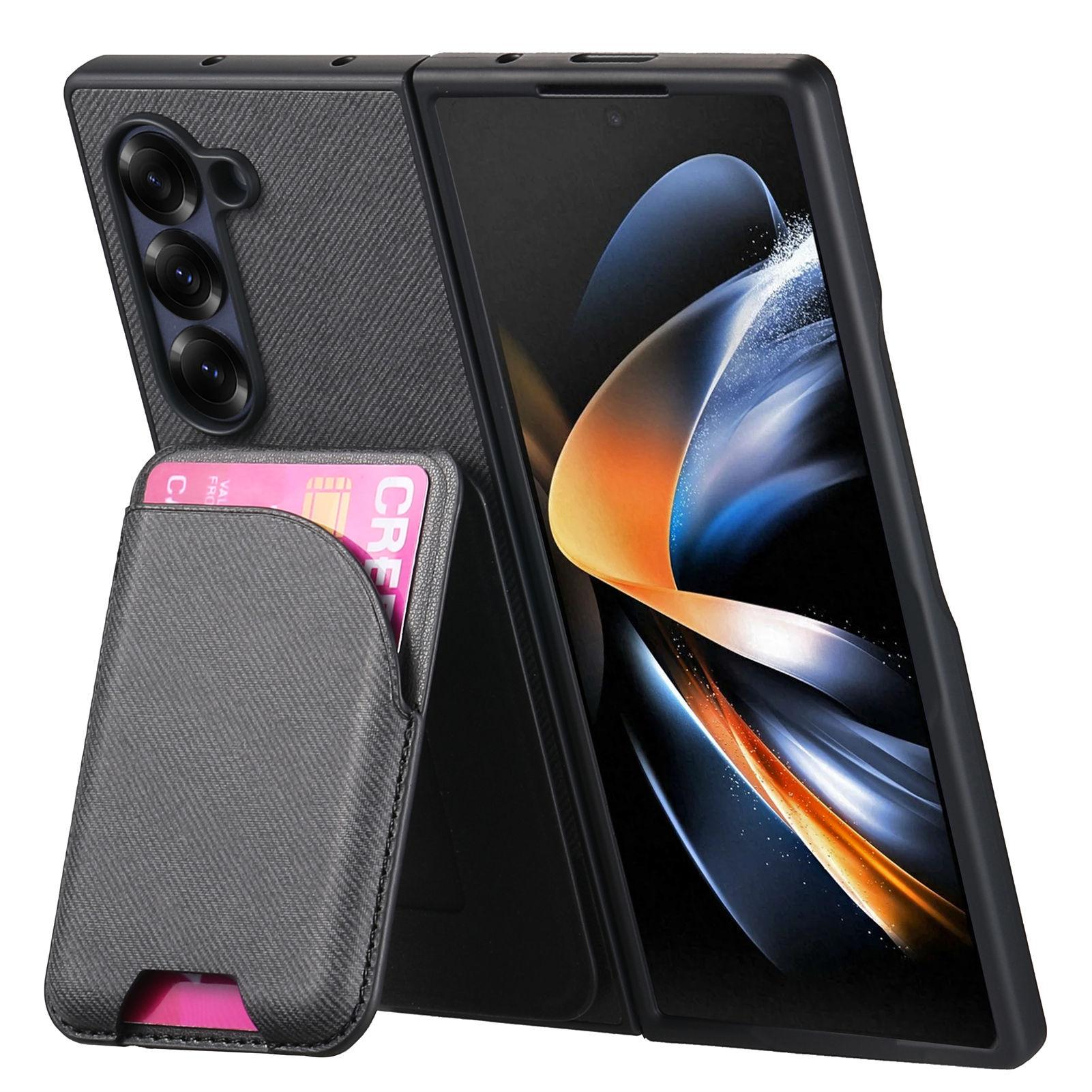 

Fold7 2 in 1 Detachable Magnetic Wallet Phone Case for Samsung Galaxy Z Fold 7 6 5 4 3 Fold6 Fold5 with Card Holder Cover Galaxy Z Fold7